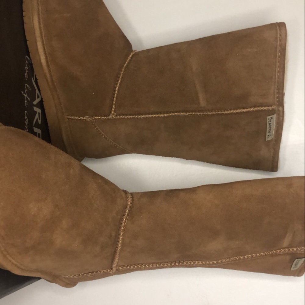 BearPaw Tall Genuine Sheepskin Lined Hickory Boot